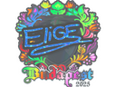 Sticker | EliGE (Holo) | Budapest 2025