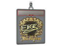 Sticker Slab | EliGE (Gold) | Budapest 2025