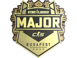 Sticker | StarLadder (Gold) | Budapest 2025