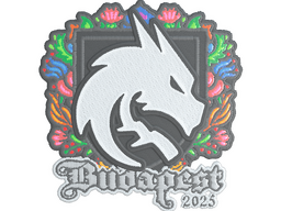 Sticker | Team Spirit (Embroidered) | Budapest 2025