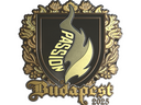 Sticker | Passion UA (Gold) | Budapest 2025