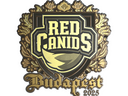 Sticker | RED Canids (Gold) | Budapest 2025
