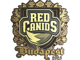 Sticker | RED Canids (Gold) | Budapest 2025