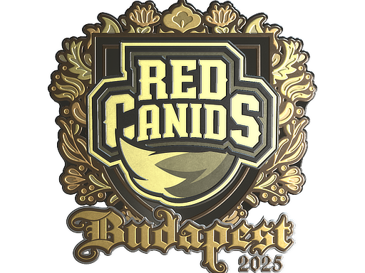 Sticker | RED Canids (Gold) | Budapest 2025