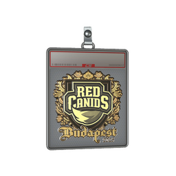 Sticker Slab | RED Canids (Gold) | Budapest 2025