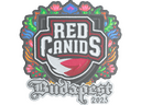 Sticker | RED Canids (Embroidered) | Budapest 2025