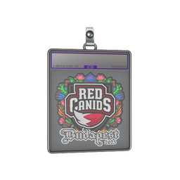 Sticker Slab | RED Canids (Embroidered) | Budapest 2025