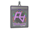 Sticker Slab | Rare Atom (Embroidered) | Budapest 2025