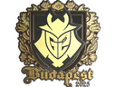 Sticker | G2 esports (Gold) | Budapest 2025