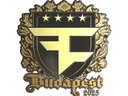 Sticker | FaZe Clan (Gold) | Budapest 2025