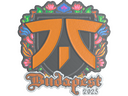 Sticker | fnatic (Embroidered) | Budapest 2025