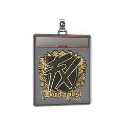 Sticker Slab | Fluxo (Gold) | Budapest 2025