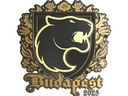 Sticker | FURIA (Gold) | Budapest 2025