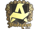 Sticker | Aurora (Gold) | Budapest 2025