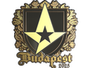 Sticker | Astralis (Gold) | Budapest 2025