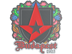Sticker | Astralis (Embroidered) | Budapest 2025