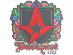 Sticker | Astralis (Embroidered) | Budapest 2025