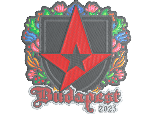 Sticker | Astralis (Embroidered) | Budapest 2025