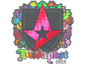 Наклейка | Astralis (голографическая) | Будапешт-2025