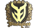 Sticker | 3DMAX (Gold) | Budapest 2025