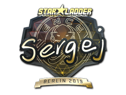Sticker | sergej (Gold) | Berlin 2019