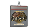 Sticker Slab | sergej (Gold) | Berlin 2019