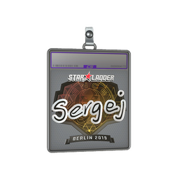 Sticker Slab | sergej (Foil) | Berlin 2019