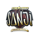Sticker | SANJI (Gold) | Berlin 2019