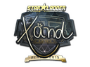 Sticker | xand (Gold) | Berlin 2019