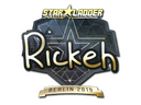 Sticker | Rickeh (Gold) | Berlin 2019