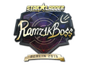 Sticker | Ramz1kBO$$ (Gold) | Berlin 2019