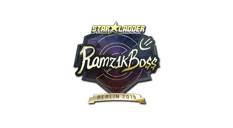 Sticker | Ramz1kBO$$ (Gold) | Berlin 2019