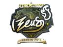 Sticker | Zeus (Gold) | Berlin 2019