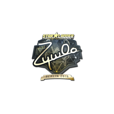 Sticker | ZywOo (Gold) | Berlin 2019