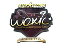 Sticker | woxic (Gold) | Berlin 2019