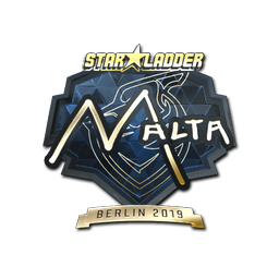 Sticker | malta (Gold) | Berlin 2019