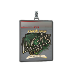 Sticker Slab | LUCAS1 (Gold) | Berlin 2019