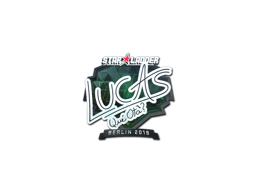 Наклейка | LUCAS1 (металлическая) | Берлин-2019