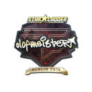 Sticker | olofmeister (Gold) | Berlin 2019