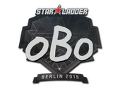 Наклейка | oBo | Берлин-2019