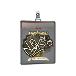 Sticker Slab | NBK- (Gold) | Berlin 2019