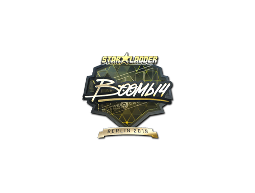 Pegatina | Boombl4 (dorada) | Berlín 2019