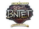 Sticker | BnTeT (Gold) | Berlin 2019
