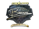 Sticker | Brehze (Gold) | Berlin 2019