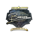 Sticker | Brehze (Gold) | Berlin 2019