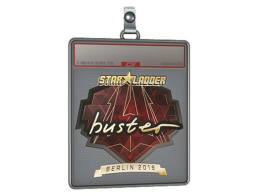 Sticker Slab | buster (Gold) | Berlin 2019