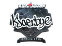 Sticker | Kjaerbye (Foil) | Berlin 2019