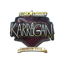 Sticker | karrigan (Gold) | Berlin 2019
