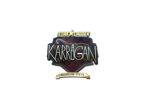 Sticker | karrigan (Gold) | Berlin 2019