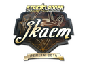 Sticker | jkaem (Gold) | Berlin 2019